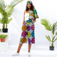 Colorful Women cotton Midi Pants XQ010