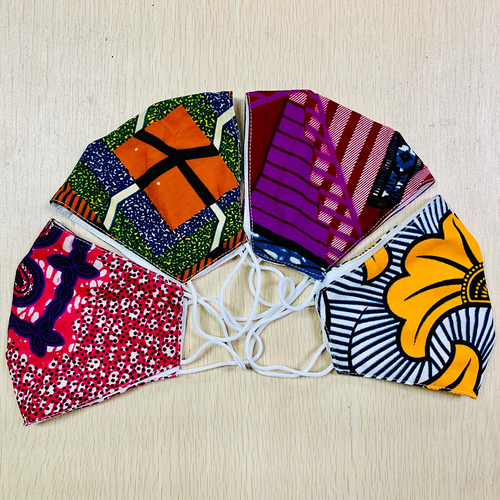 Best Reusable Fabric Mask Washable African Print Masks Wholesale Oem With Good Price