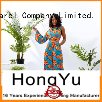 hongyu jumpsuit apparel africa soft floral womens